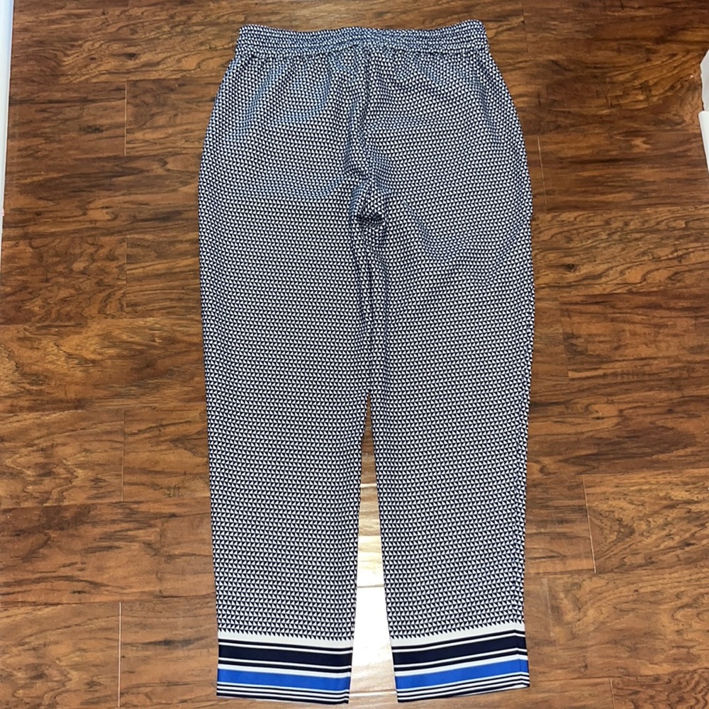 J. Crew Blue Design Pants - Picture 4 of 4